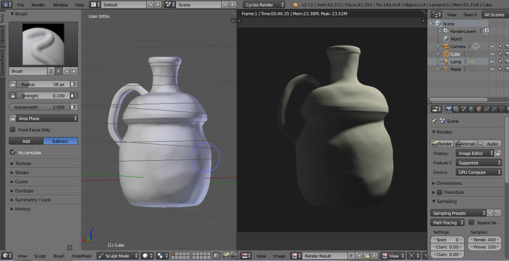 Esculpido Digital con Blender