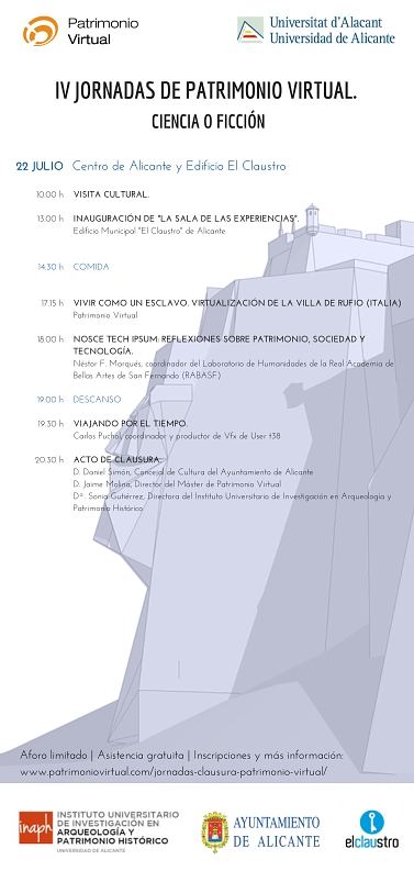 IV Jornadas de Clausura Patrimonio Virtual: ¿Ciencia o Ficción?