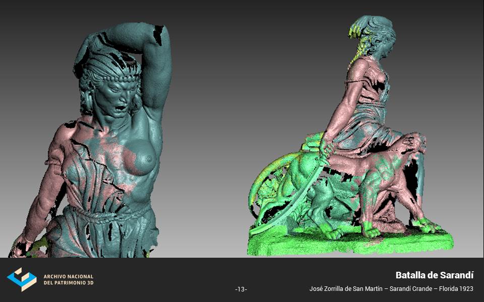 Proceso de digitalización escultura