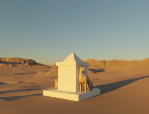 Réplica mediante Impresión 3D de las esfinges ibéricas de Agost